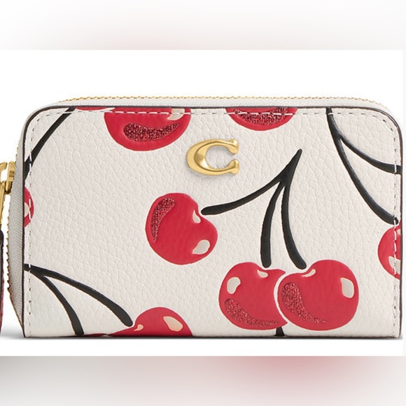 Coach Handbags - 🍒Coach case print cherrys🍒